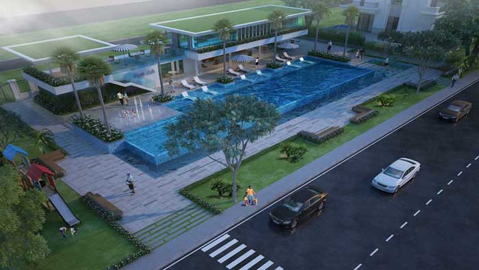 hồ bơi dự án saigon mystery villa quận 2