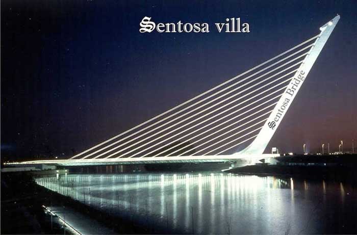 cầu tại dự án sentosa villa