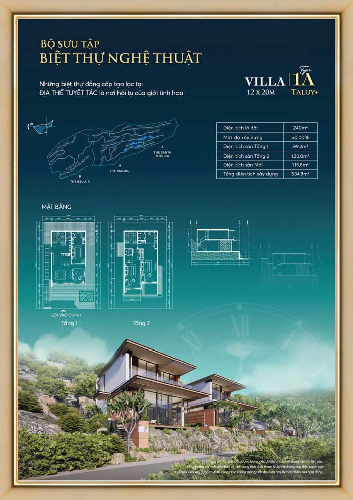 Thiết kế sản phẩm biệt thự Villa 1A
