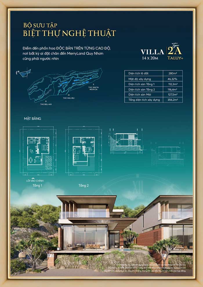 Thiết kế sản phẩm biệt thự Villa 2A