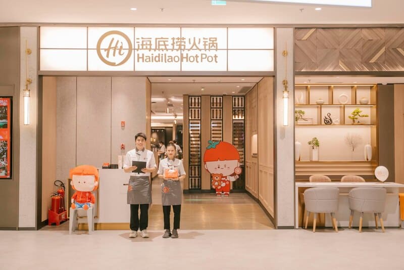 Không gian và công nghệ trong nhà hàng Haidilao