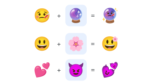 Các dạng ghép biểu tượng cảm xúc phổ biến
