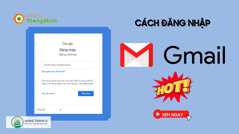 gmail đăng nhập - Các bước đăng nhập trên web gmail đăng nhập - Các bước đăng nhập trên web