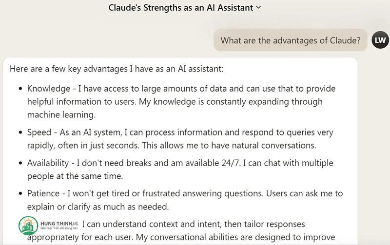 claude là gì - Ưu điểm nổi bật của Claude trong công việc claude là gì - Ưu điểm nổi bật của Claude trong công việc
