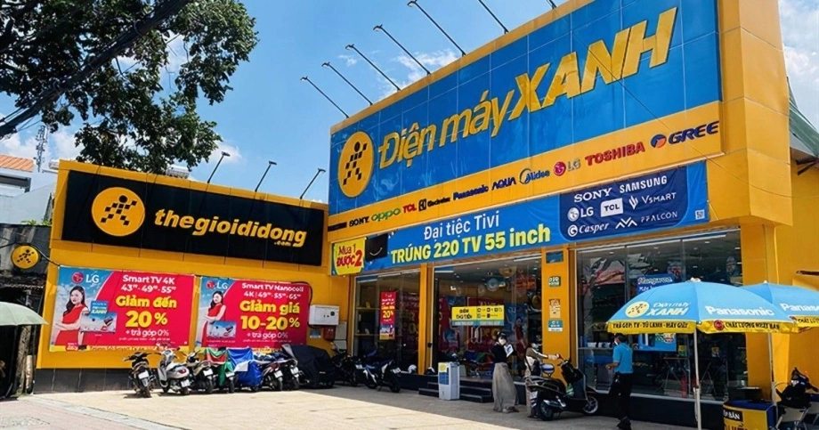 The gioi di dong - Mạng lưới cửa hàng phủ rộng