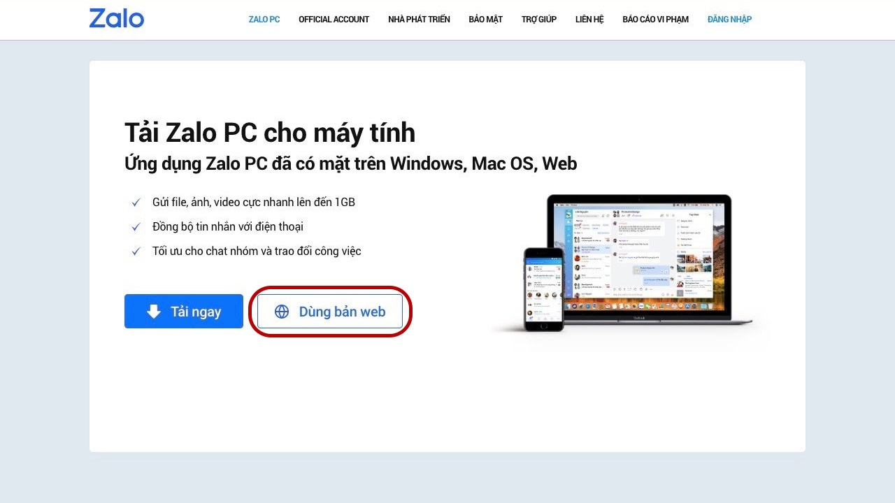 Zalo Web là gì Hướng dẫn 3 cách đăng nhập cực nhanh trên máy tính