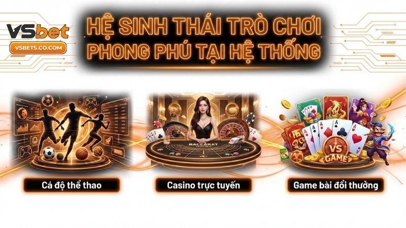 Vsbet nhà cái uy tín cung cấp hơn 5000 trò chơi