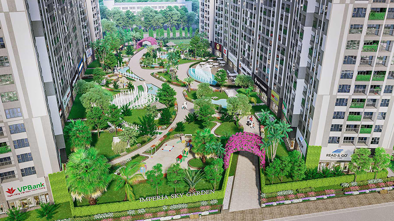 Imperia sky garden - Tiện ích ngoại khu và nhịp sống xung quanh Imperia sky garden - Tiện ích ngoại khu và nhịp sống xung quanh